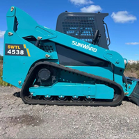 Sunward SWTL 4538 EPA CE-Zertifizierter Raupenlader Blauer Kompaktbagger mit Kettenantrieb