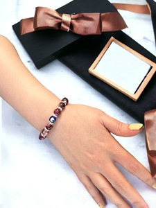 DAFNI BIG PAZAR Elastic Beaded Stone Crystal <b>Bracelet</b> Different Designs Unisex Gift Istanbul Model Number 44 - Product Image 4
