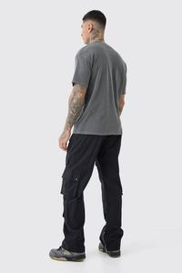 Vente chaude Nouveau Pantalon cargo en sergé de coupe haute et détendue personnalisé à la mode pour hommes Vente en gros au prix le plus bas - Product Image 2