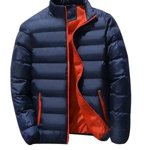 Nouveauté Veste matelassée personnalisable pour hommes, manches longues, fermeture à glissière en toile de nylon, manteau d'hiver fabriqué en usine en gros - Product Image 5