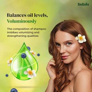 แชมพูอะโลเรียชาขาวคุณสมบัติการทำความสะอาดผมมันสำหรับใช้ในบ้าน - Product Image 2