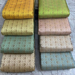 High Quality Jacquard Cotton Fabric Premium Woven Textile for <b>Wedding</b> Garment Home Decor Custom Wholesale Orders Welcome - Product Image 1