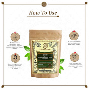 Khadi Naturel Organique Henné & Amla Fruit Poudre-100% Naturel-100g - Product Image 4