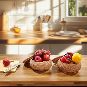 Caja de Mimbre Tejida a Mano Multiusos con Tapa, Caja de Almacenamiento Hecha a Mano, Ecológica, Natural, Decoración para el Hogar, Venta al por Mayor desde Vietnam - Product Image 6