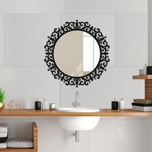 Modern <b>Art</b> Ornament <b>Wall</b> <b>Mirror</b> Hot Selling Antique Design Decorative Center <b>Wall</b> <b>Mirror</b> Silver Color <b>for</b> Living Room Bathroom - Product Image 3