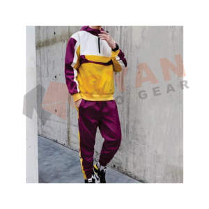 ชุดวอร์มแบบมีฮู้ดสำหรับฤดูหนาว ขายส่ง แบบยูนิเซ็กซ์ แขนยาวสองชิ้น คุณภาพสูง ไซส์ใหญ่ - Product Image 4