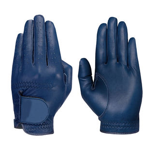 Diseñe su propio logotipo Guantes de golf transpirables de cuero Cabretta suaves a todo color Guantes de golf personalizados deportivos a precio al por mayor - Product Image 1