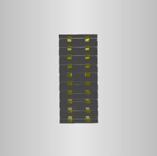 Connecteur de montage en surface verticale SMS‑110‑01‑S‑D, pas de 1,27 mm, 20 positions, connecteur carte-carte pour circuit imprimé - Product Image 5