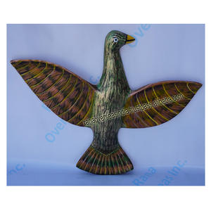 Aluminio Flying Piegon estatua montaje en pared colgante Metal pared arte decoración Piegon para interior exterior hogar dormitorio sala de estar - Product Image 5