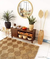 Umwelt freundliche Großhandel faltbare Stroh Bereich Teppich Teppich Top Suche Vintage Wohnzimmer Teppiche Best Buy Boden matte Teppiche