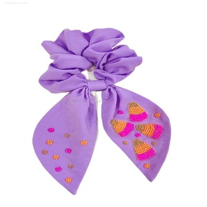 Para Taylor Swift inspirado personalizado indio bordado a mano semilla con cuentas Scrunchies hermoso accesorio para el cabello Clips - Product Image 3