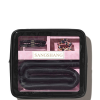 100% Mulberry Silk Hair Roller Waves Curling Rod Bandeau Scrunchie Set Heatless Hair Bigoudi Kit