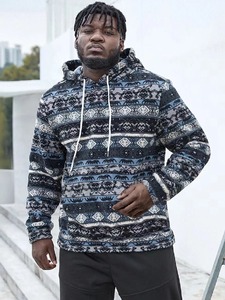 Sudadera con Capucha de Forro Polar con Logotipo Personalizado para Hombre, Sudadera Gruesa de Algodón Térmico para Invierno 2025 - Product Image 4