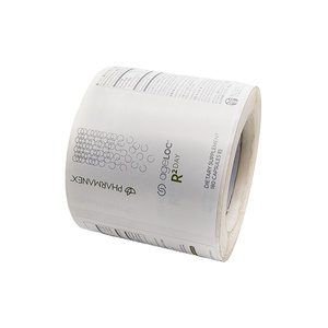 สติกเกอร์โลโก้แบบกำหนดเอง ม้วนฉลากกันน้ำ กระดาษกาวในตัว ดีไซน์ล่าสุด สำหรับยา น้ำยาหยอดตา อุตสาหกรรม - Product Image 3