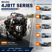 Moteur diesel complet SCDC ISU 4JB1T 2,771 L 68 kW 92 ch 3600 tr/min avec turbocompresseur pour camionnette légère, remplacement de moteur de véhicule