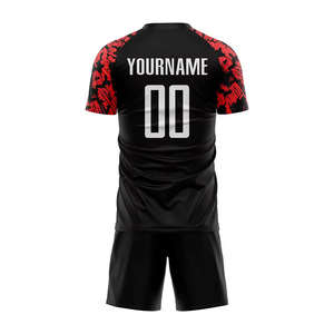 Conjuntos de uniformes de fútbol personalizados de alta calidad Unisex verano invierno fútbol Jersey Kit fábrica al por mayor ropa de fútbol servicio OEM - Product Image 3