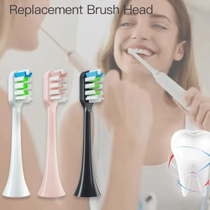 Soft Bristle Replacement <b>Heads</b> for Sonic Electric <b>Toothbrushes</b> for Hotel Household and Outdoor Use - Product Image 3