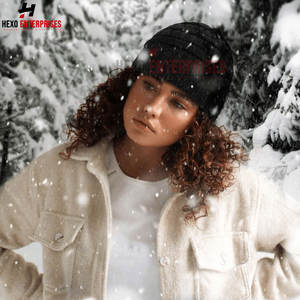 Gorro de punto de invierno de alta calidad, gorro personalizado con logotipo multicolor, impresión Digital, gorro al por mayor para ropa de playa - Product Image 5