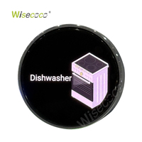 Écran tactile AMOLED rond de 1,43 pouce 466*466 avec bouton rotatif intelligent pour solution de contrôle HMI de robinet d'évier de cuisine