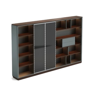 Modern Executive Manager Desk Locker MDF Material Home Office CEO Boss Style <b>Storage</b> <b>Computer</b> Table Workstation Furniture - Product Image 5