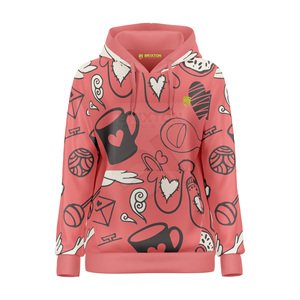Sudadera con Capucha Personalizada OEM para Mujer, Estilo Urbano de Invierno, Sudadera con Capucha Estampada al por Mayor, Sudadera con Capucha y Logotipo Frontal, Ropa Casual - Product Image 1