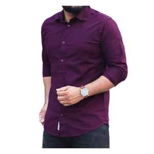 Tallas grandes 100% Algodón Satén Antiarrugas Requisitos personalizados de alta calidad Camisas de manga larga casuales para hombres ODM - Product Image 5