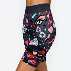 Tissu super lisse avec short de vélo en fer forgé 85% polyester 15% élasthanne extensible dans les 4 sens - Product Image 2