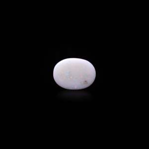 Opale - 12,03 carats, pierre précieuse naturelle en agate turquoise, polie, taille ovale, vert et blanc, certifiée IGI, sculptée, en vrac - Product Image 2