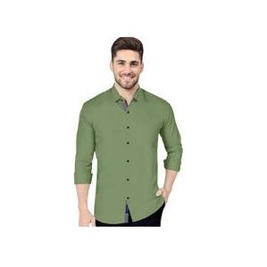Chemise à manches longues 100% coton pour hommes, tenue de bureau élégante, vente en gros, de l'inde - Product Image 5