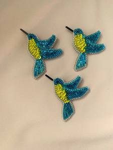 Broches con cuentas Broche de diseñador hecho a mano. Accesorios de alta calidad. Broche de diseño único. Baby shower, el mejor regalo. - Product Image 3