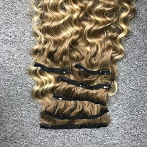 วิกต่อผมดิบแบบคลิปหนีบ-in เปียโนสำหรับต่อผมบริสุทธิ์จากเวียดนาม100% คู่น้ำหนัก100กรัม - Product Image 2