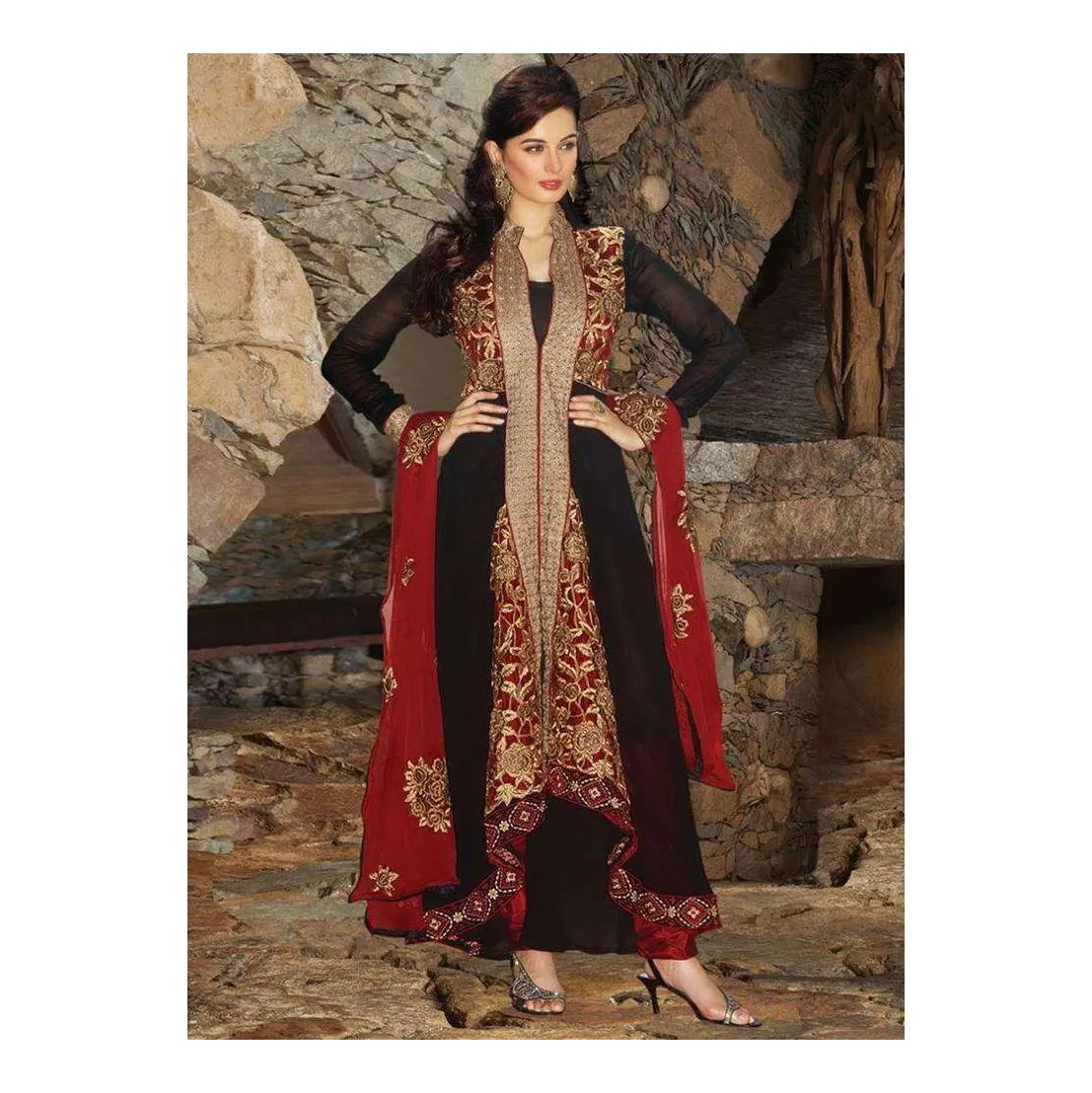 Desain baru yang indah koleksi musim panas wanita gaun kasual gaya Mesir Pakistan gaun panjang shalwar qameez