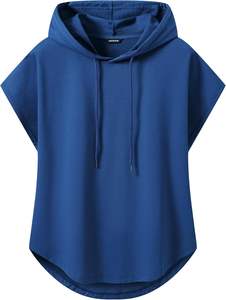 เสื้อฮู้ดดี้ไร้แขนผู้ชาย โมเดิร์นเฟล็กซ์ ผ้าถักเนื้อแน่น ระบายอากาศ แห้งเร็ว เป็นมิตรกับสิ่งแวดล้อม สัมผัสนุ่ม เบา ทนทาน เย็บอย่างประณีต - Product Image 3