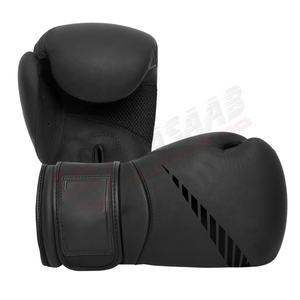 Gants de boxe en cuir véritable respirants pour adultes, logo personnalisé, dernier design, respirants, pour l'entraînement au combat - Product Image 2