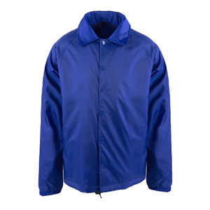 Nylon Coaches <b>Jackets</b> <b>Light</b> Weight Simple Custom Logo windbreak Button up Winter <b>Jacket</b> for <b>Men</b> Pockets Stand OEM Service - Product Image 6