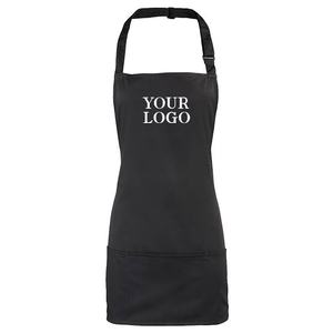 Delantal de cocina con logotipo impreso personalizado, uniformes de Hotel para servidores masculinos y femeninos, estilista de trabajo, restaurante, personal de limpieza - Product Image 1