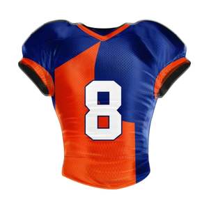 Camisetas de Fútbol Americano Sublimadas, Uniformes de Equipo Personalizados, Camisetas Ligeras y Transpirables de Alto Rendimiento para Hombres, Mujeres y Jóvenes - Product Image 1