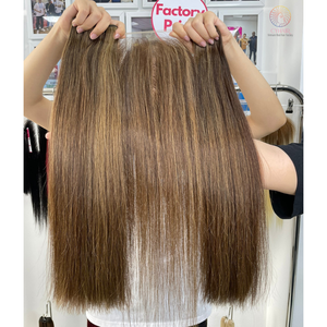 ผมต่อแบบตรง Remy สีอ่อนทุกขนาด ผมเวอร์จินเวียดนามแท้แบบเส้นต่อเส้น  แบบดับเบิ้ลดรอว์น  แบบดับเบิ้ลดับเบิ้ลเวฟท์ - Product Image 5