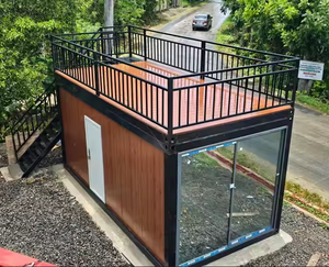 <span class=keywords><strong>Maison</strong></span> conteneur modulaire préfabriquée portable JZA 20 pieds 40 pieds, bureau mobile, maisonnette démontable - Product Image 1