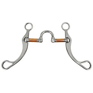 Snaffle ดอกฮอร์สเตนเลสแบบตะวันตกทำจากทองแดงม้วนต่อปากม้าคุณภาพสูง - Product Image 3