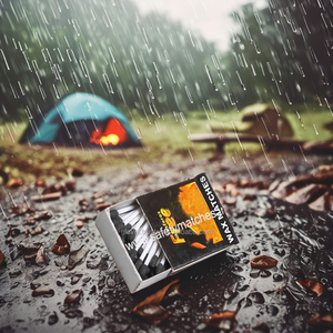 High Class Wax <b>Matches</b> Waterproof in Wet or Damp Conditions Suitable for Outdoor Activities best rate and more 40 *33* 12 mm - Product Image 4