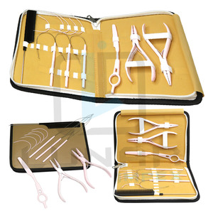 Outils de soins de beauté des cheveux de haute qualité de couleur rose clair avec étiquetage de marque personnalisée disponible sur les outils et l'emballage - Product Image 6