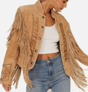 Veste en cuir de vachette de haute qualité pour homme, style formel, imperméable, avec col montant et logo sur le devant - Product Image 2