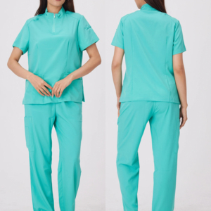 Traje de uniforme médico contemporáneo para cirugía práctica de enfermera con bolsillos múltiples esenciales para hospitales médicos - Product Image 5