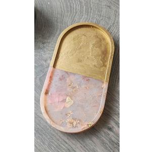 Bandeja decorativa de resina epoxi moderna de diseño personalizado de calidad superior para exportación mundial desde la India - Product Image 5