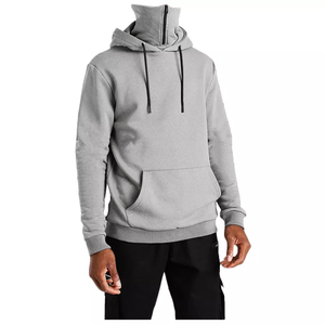 Sudadera con Capucha y Máscara Facial para Hombre, 100% Algodón, Invierno, con Logotipo Personalizado - Product Image 4