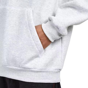 Sudadera con Capucha Extra Grande para Hombre, 100% Algodón, Felpa, Cálida, Holgada, Estilo Urbano, Informal, Ecológica - Product Image 5