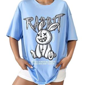 T-shirt personnalisé vierge de haute qualité pour femmes 100% pur coton T-shirt sérigraphié pour femmes T-shirt à manches courtes - Product Image 1