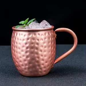 Taza de cobre exclusiva con un toque artístico que agrega un atractivo lujoso y atemporal a cada entorno del hogar - Product Image 2