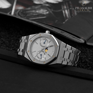 นาฬิกาโครโนกราฟสำหรับผู้ชายทำจากสเตนเลสกันน้ำรุ่นลิมิเต็ดสำหรับนักธุรกิจที่หรูหรา - Product Image 3